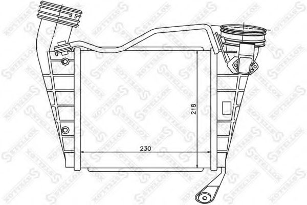 Интеркулер STELLOX 10-40166-SX