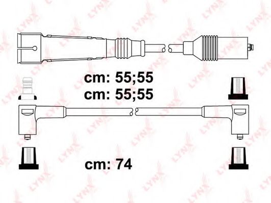 Комплект проводов зажигания LYNXauto SPC8041