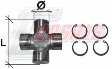 Шарнир, продольный вал CASALS CR23