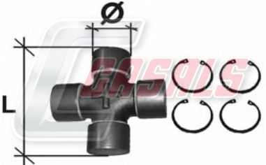 Шарнир, продольный вал CASALS CR26