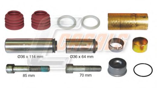Ремкомплект, тормозной суппорт CASALS MD1024