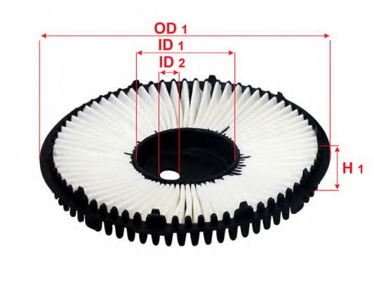 Воздушный фильтр SAKURA  Automotive A-1043