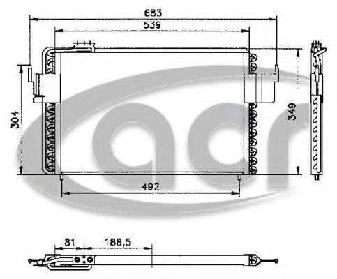 Конденсатор, кондиционер ACR 300165