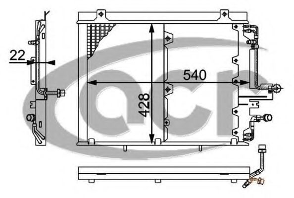 Конденсатор, кондиционер ACR 300124