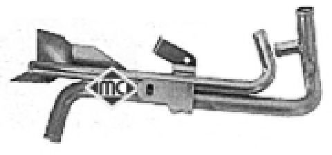 Трубка охлаждающей жидкости Metalcaucho 03009