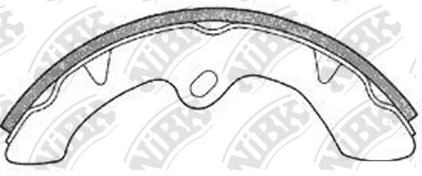 Комплект тормозных колодок NiBK FN3334