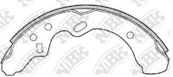 Комплект тормозных колодок NiBK FN3358