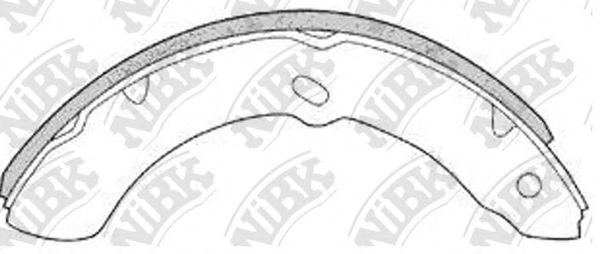Комплект тормозных колодок NiBK FN4425