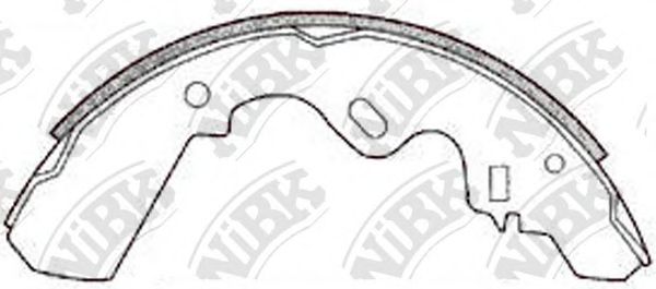Комплект тормозных колодок NiBK FN4431