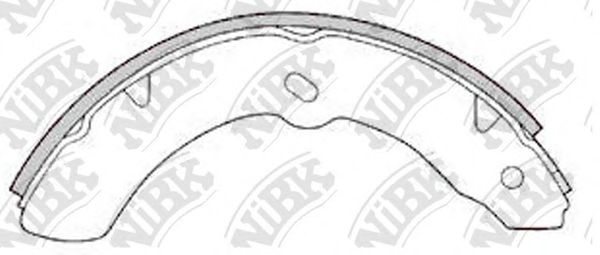 Комплект тормозных колодок NiBK FN4458
