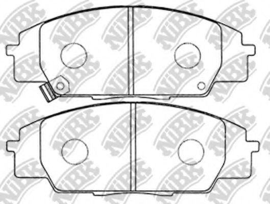Комплект высокоэффективных тормозных колодок NiBK PN8423S