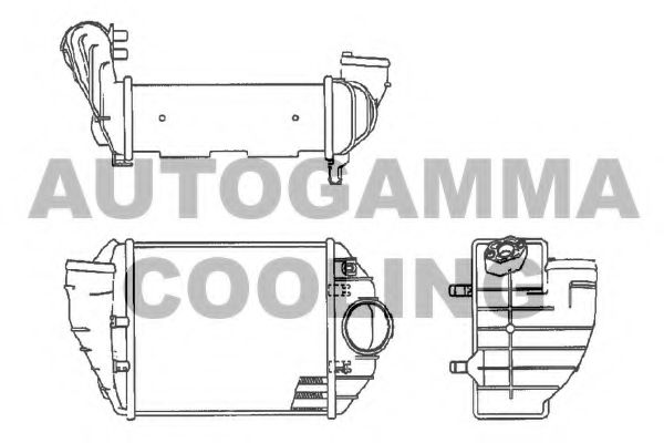 Интеркулер AUTOGAMMA 102535