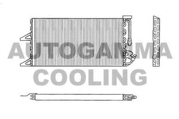 Конденсатор, кондиционер AUTOGAMMA 102637
