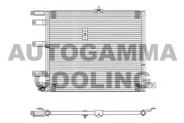 Конденсатор, кондиционер AUTOGAMMA 102779