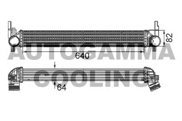 Интеркулер AUTOGAMMA 105364