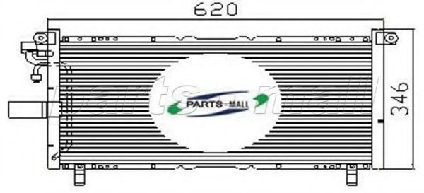 Конденсатор, кондиционер PARTS-MALL PXNCL-001
