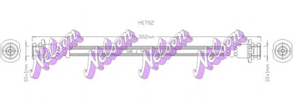 Тормозной шланг Brovex-Nelson H1702