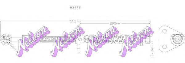 Тормозной шланг Brovex-Nelson H3978