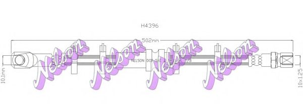 Тормозной шланг Brovex-Nelson H4396