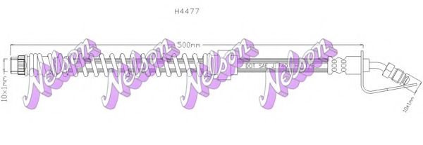 Тормозной шланг Brovex-Nelson H4477