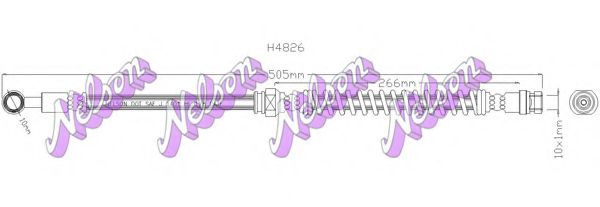Тормозной шланг Brovex-Nelson H4826