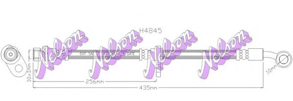 Тормозной шланг Brovex-Nelson H4845