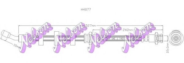 Тормозной шланг Brovex-Nelson H4877