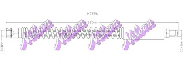 Тормозной шланг Brovex-Nelson H5226