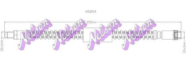 Тормозной шланг Brovex-Nelson H5854