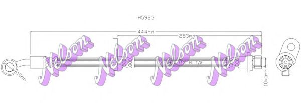 Тормозной шланг Brovex-Nelson H5923