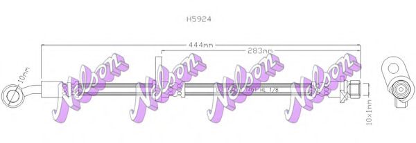 Тормозной шланг Brovex-Nelson H5924