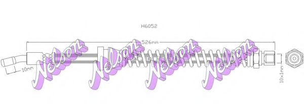 Тормозной шланг Brovex-Nelson H6052