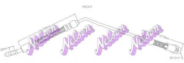 Тормозной шланг Brovex-Nelson H6164