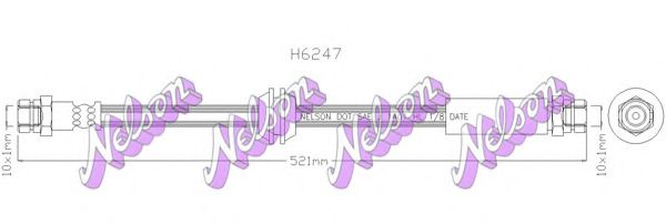 Тормозной шланг Brovex-Nelson H6247