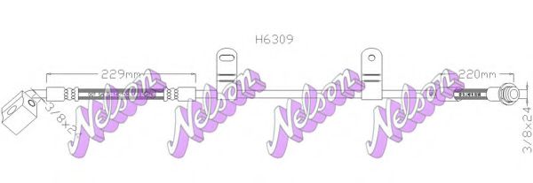 Тормозной шланг Brovex-Nelson H6309