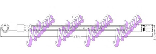 Тормозной шланг Brovex-Nelson H7049