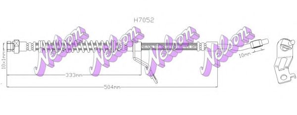 Тормозной шланг Brovex-Nelson H7052