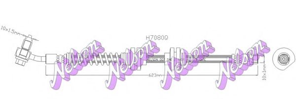 Тормозной шланг Brovex-Nelson H7080Q