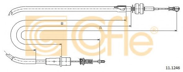 Тросик газа COFLE 11.1246