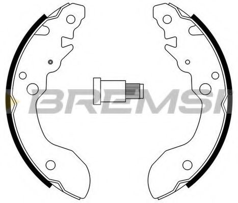 Комплект тормозных колодок HP (ZEBRA) 1660