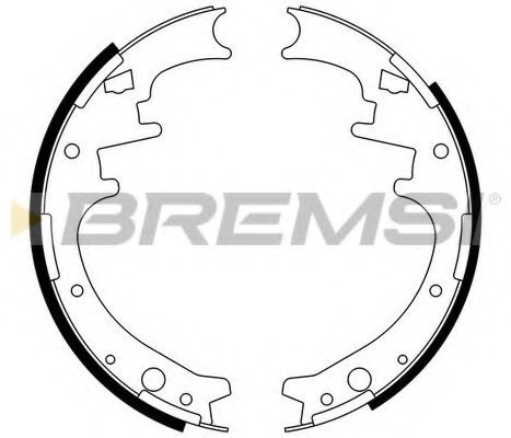 Комплект тормозных колодок BREMSI GF4445
