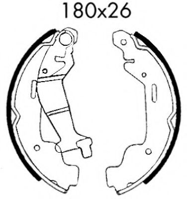 Комплект тормозных колодок BSF 01650