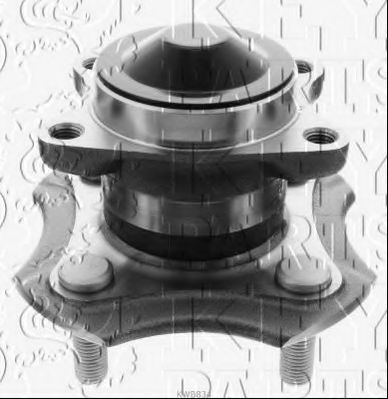 Комплект подшипника ступицы колеса KEY PARTS KWB834