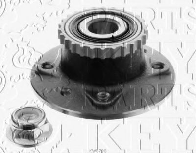 Комплект подшипника ступицы колеса KEY PARTS KWB796