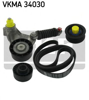 Поликлиновой ременный комплект SKF VKMA 34030