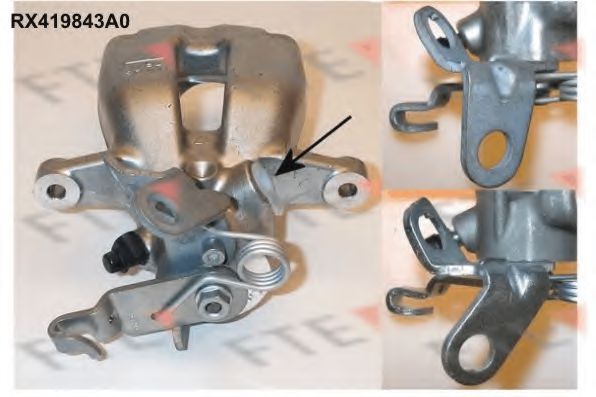 Тормозной суппорт FTE RX419843A0