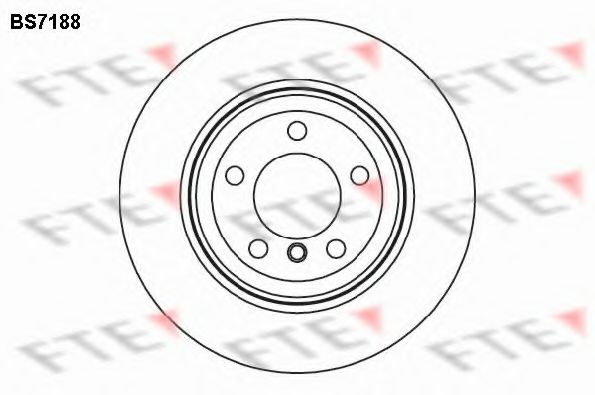 Тормозной диск FTE BS7188