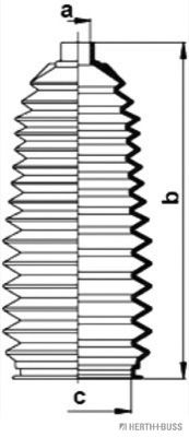 Комплект пылника, рулевое управление EKG 984014