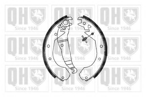 Комплект тормозных колодок QUINTON HAZELL BS686