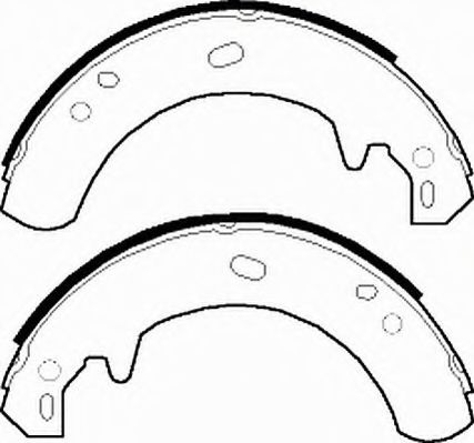 Комплект тормозных колодок, стояночная тормозная система FERODO FSB473